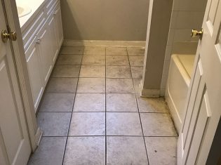 Tile Cleaning before